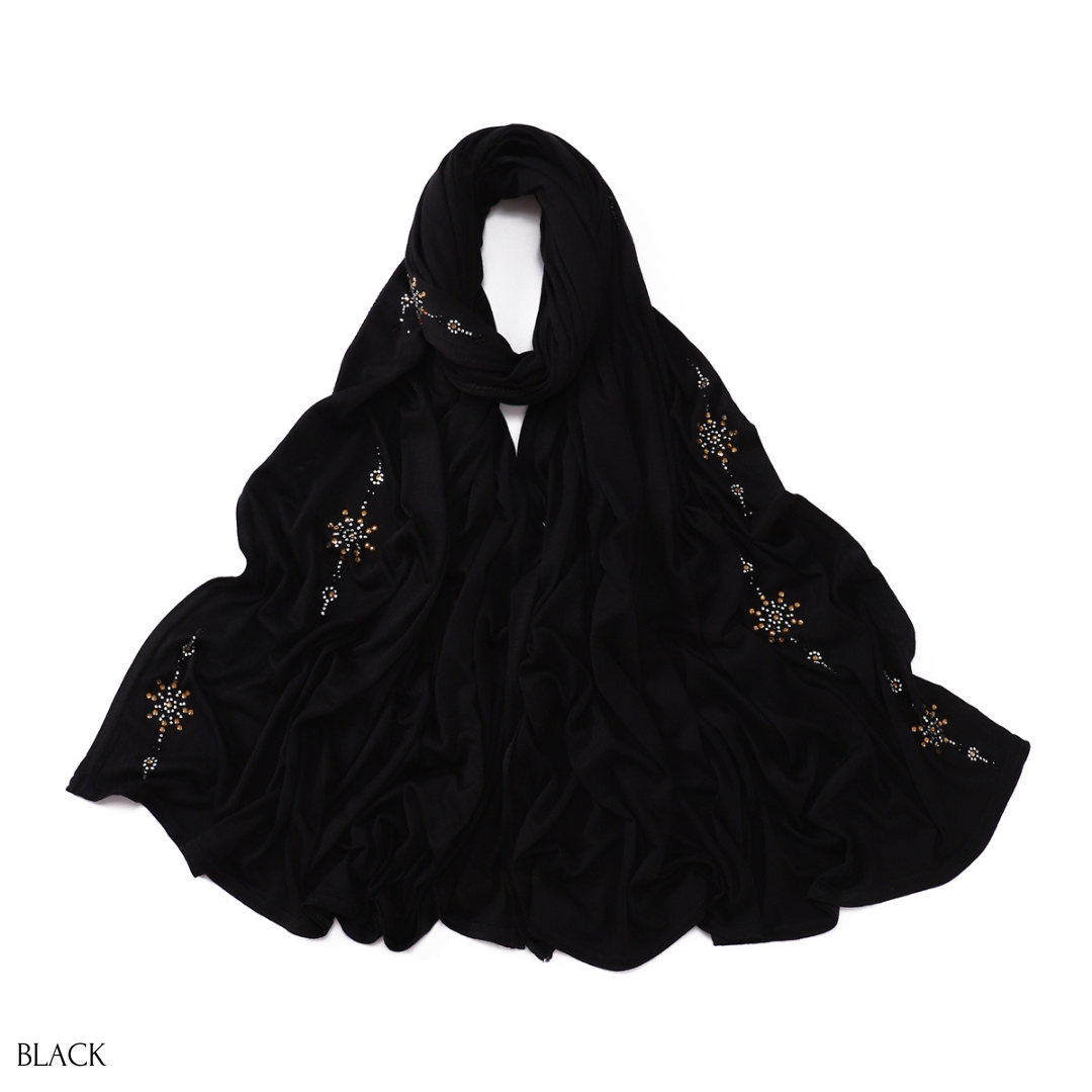 Lily Rhinestone Jersey Hijab