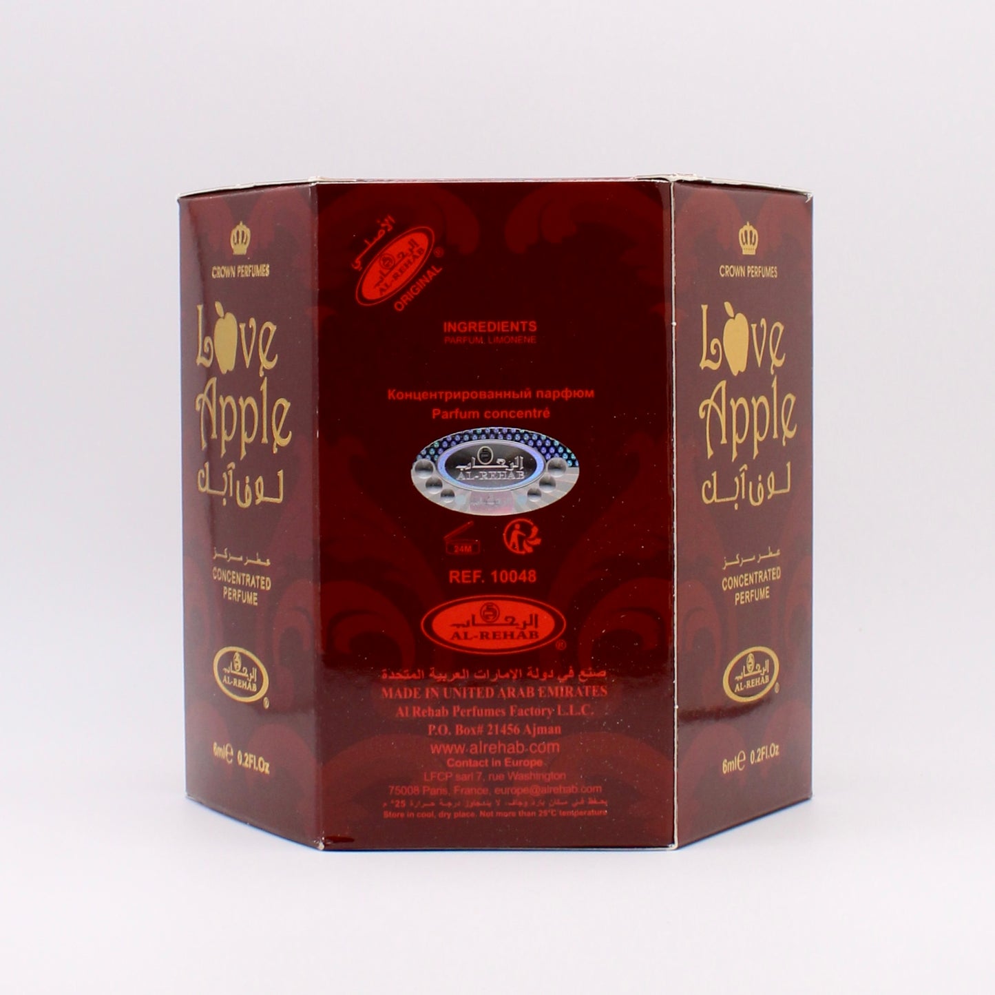 Al Rehab Love Apple | Concentrated Roll On Perfume Oil