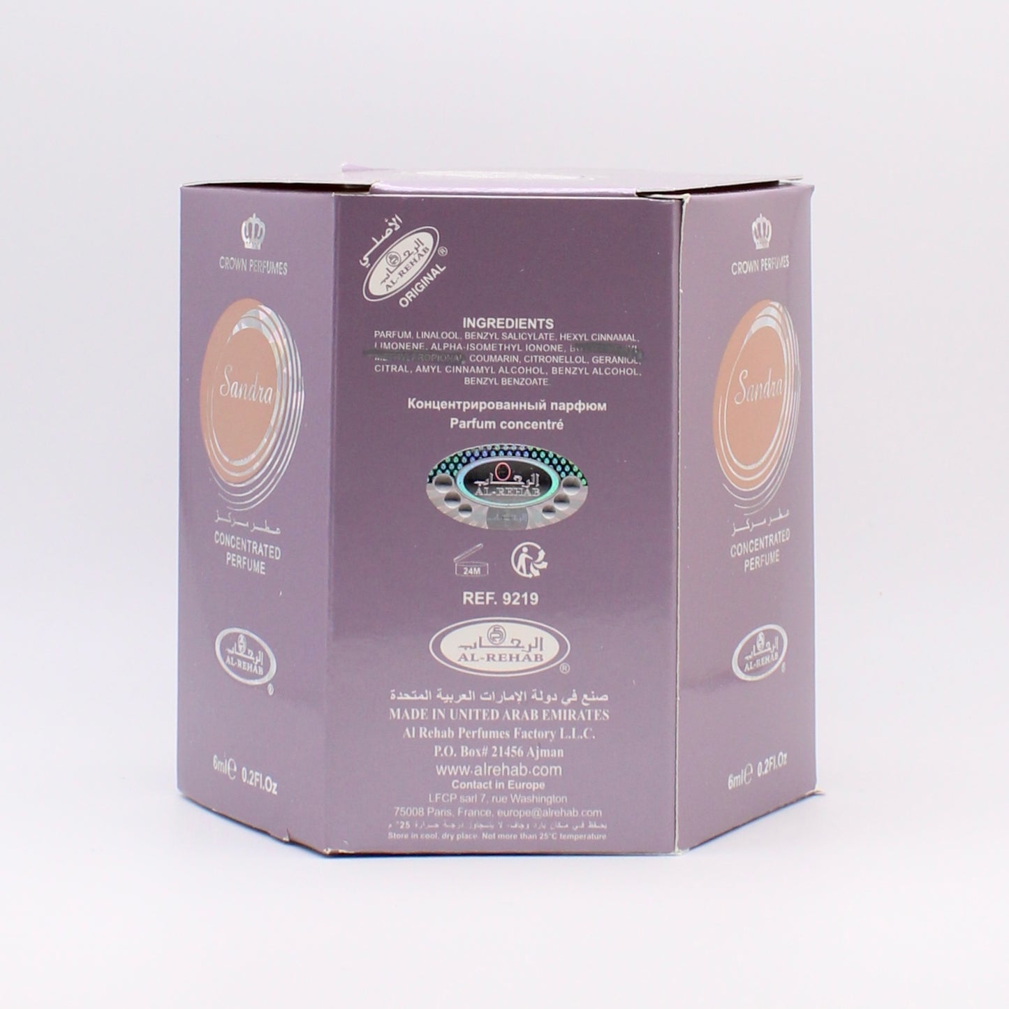 Al Rehab Sandra | Concentrated Roll On Perfume Oil
