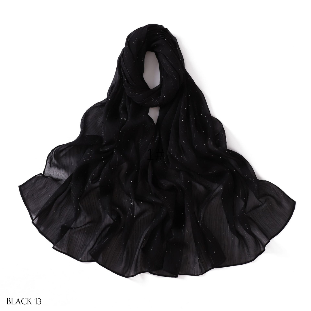 Stencil Styled Chiffon Hijab