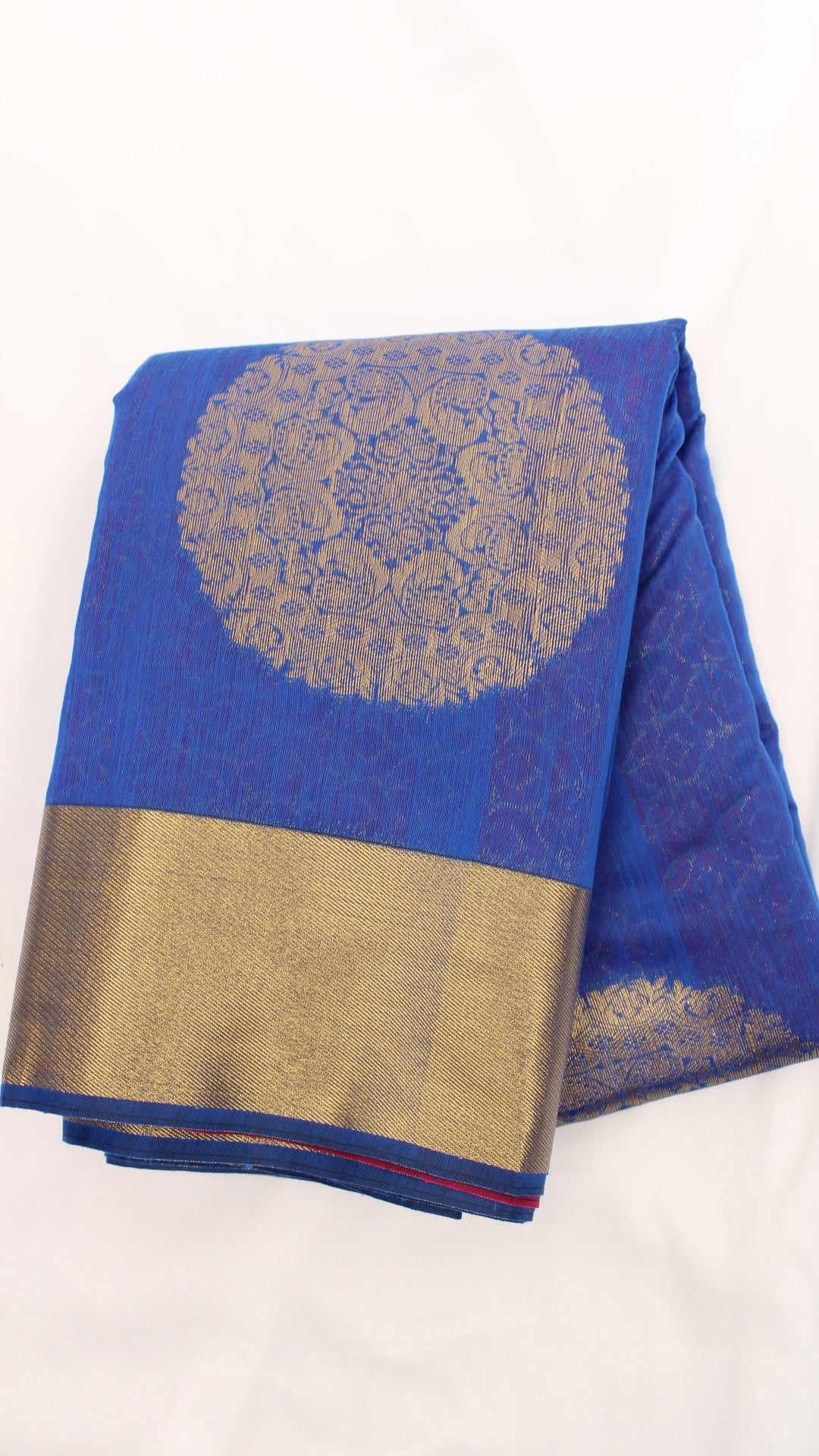 Cerulean Blue Mandala Saree