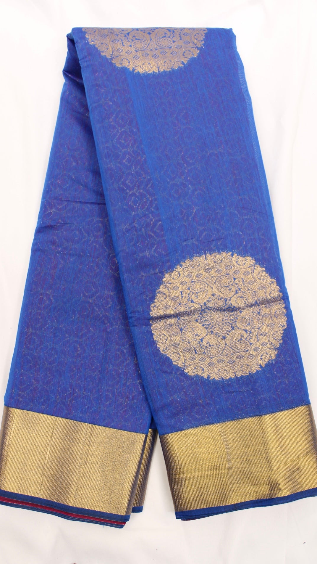 Cerulean Blue Mandala Saree