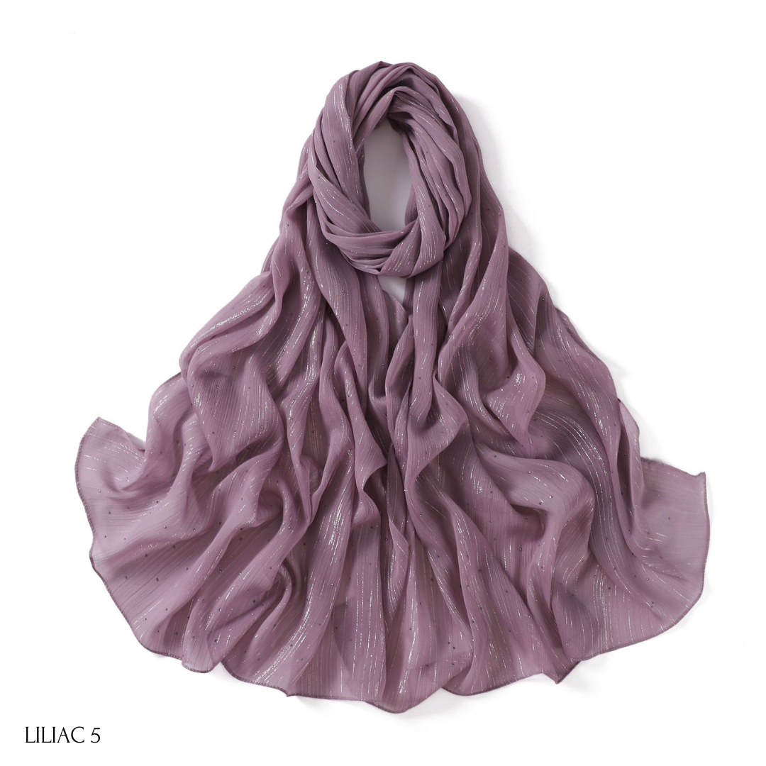 Stencil Styled Chiffon Hijab
