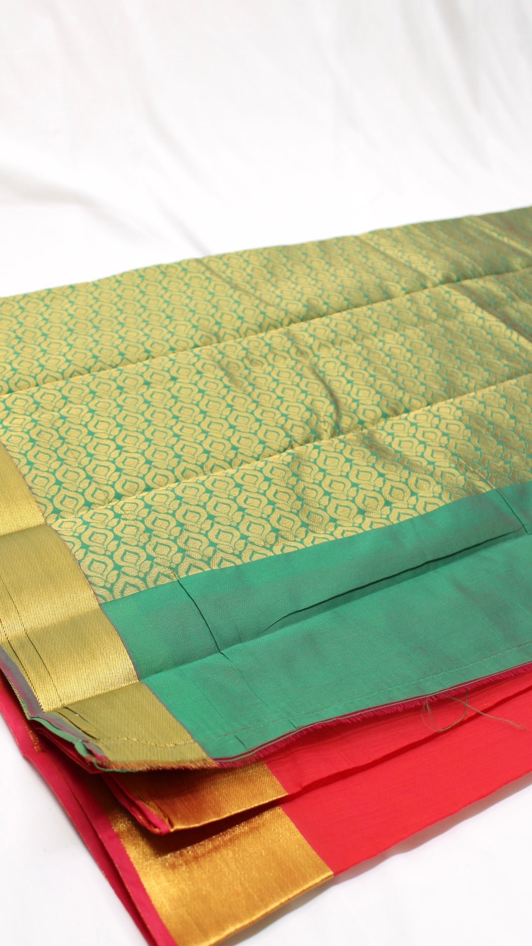Candy Red Mandala Saree
