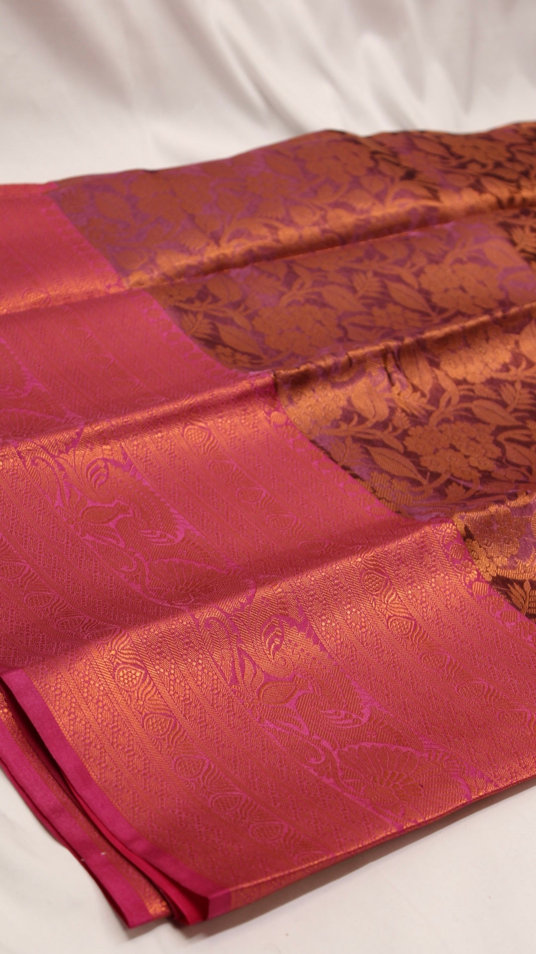 Cerise Pink Enchanted Saree