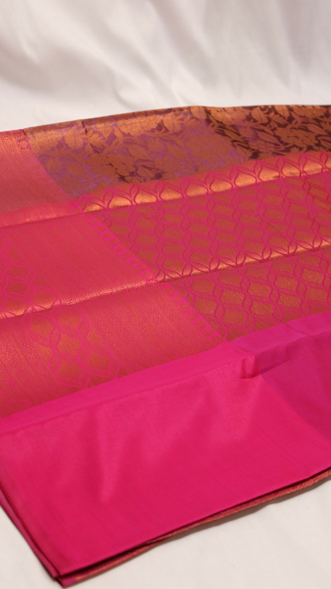 Cerise Pink Enchanted Saree
