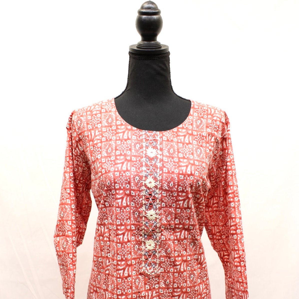 Chevron Mixed Pattern Kurti
