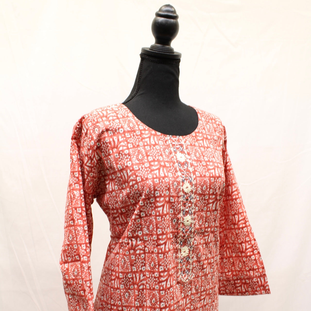 Chevron Mixed Pattern Kurti