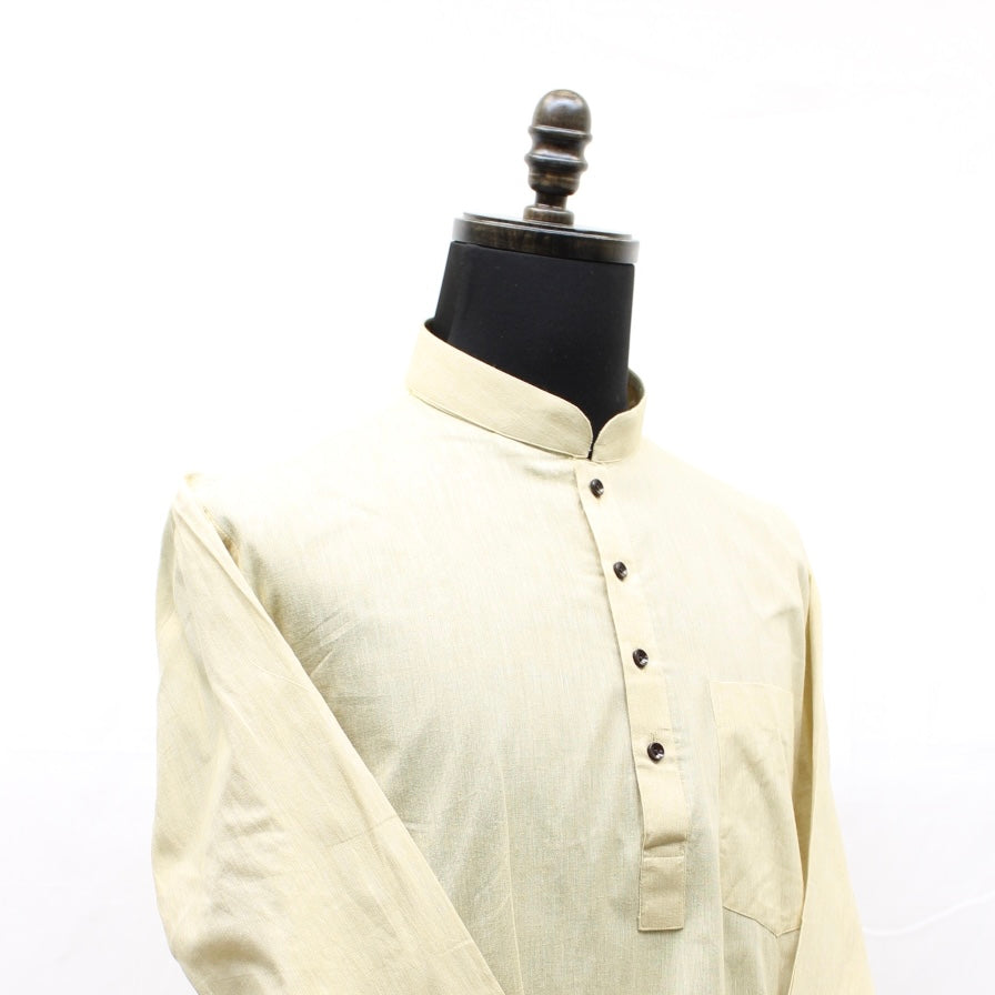 Cream Short Kurta