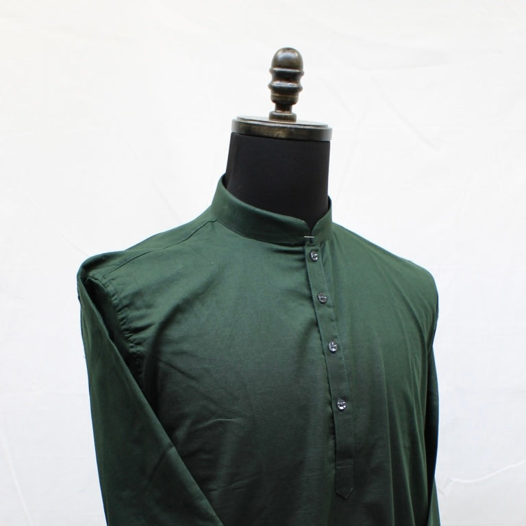 Dark Green Long Kurta
