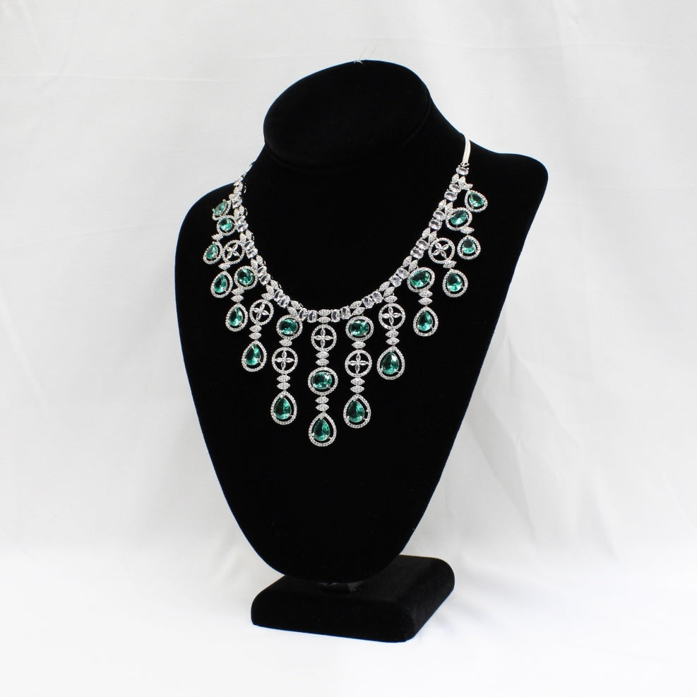 Emerald Green Waterfall Set