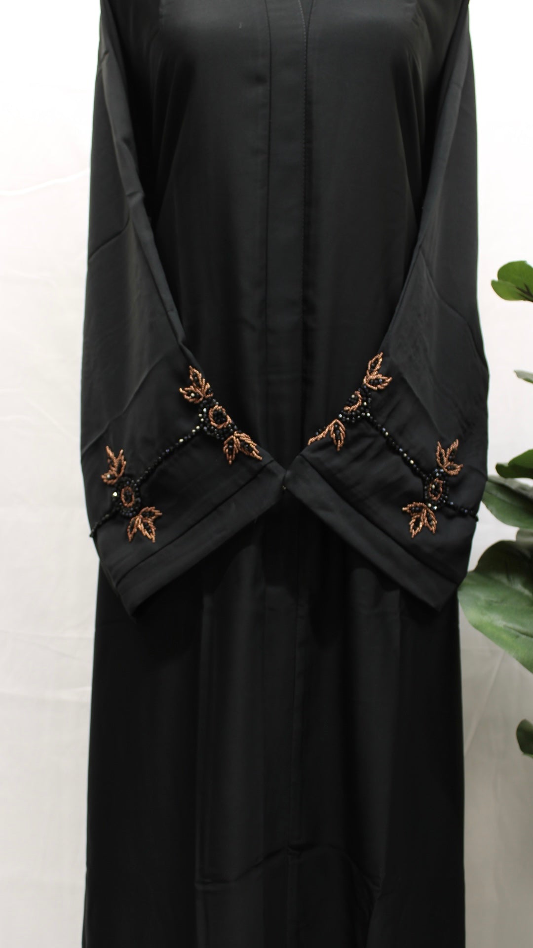 Maple Leaf Handwork Abaya