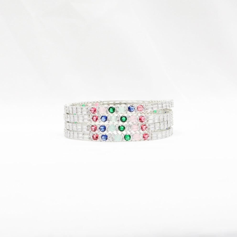 Multicolor Studded Bangle
