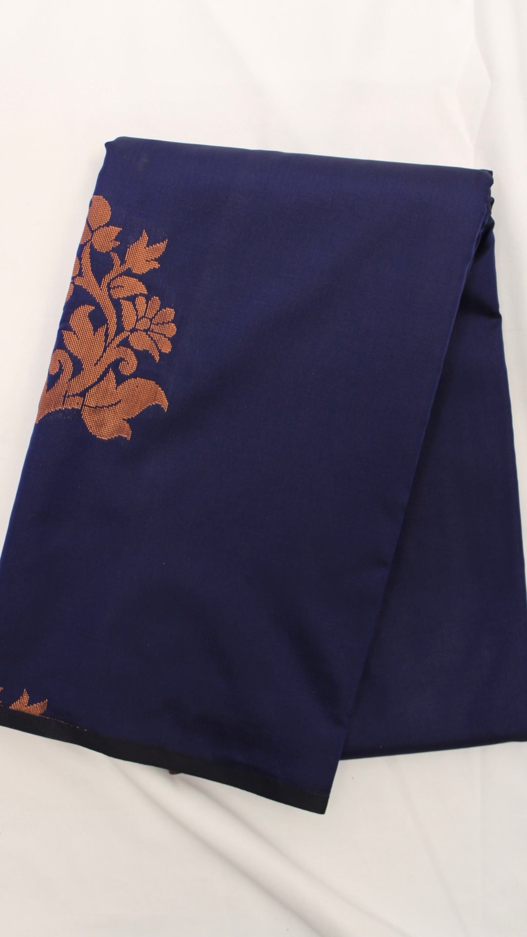 Navy Blue Bouquet Saree