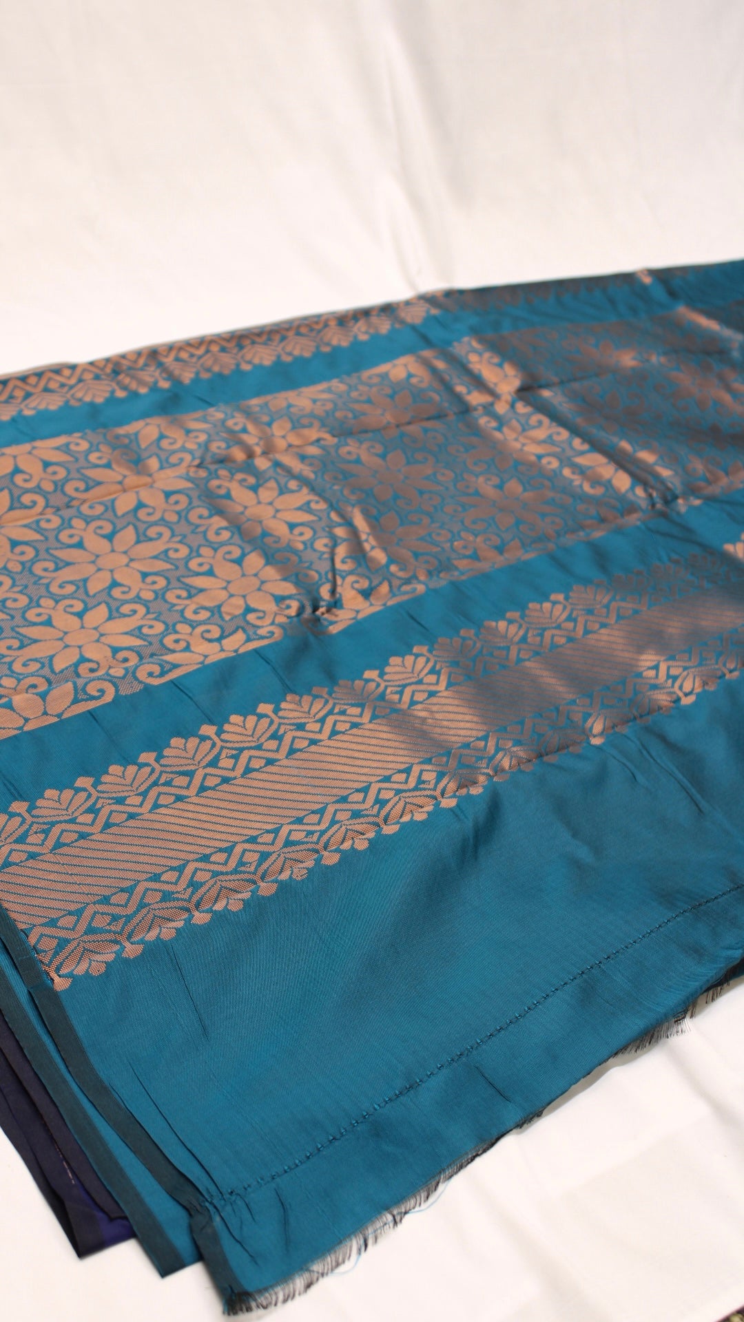 Navy Blue Bouquet Saree