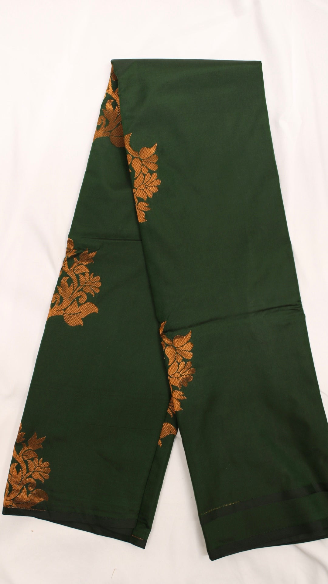 Pine Green Bouquet Saree