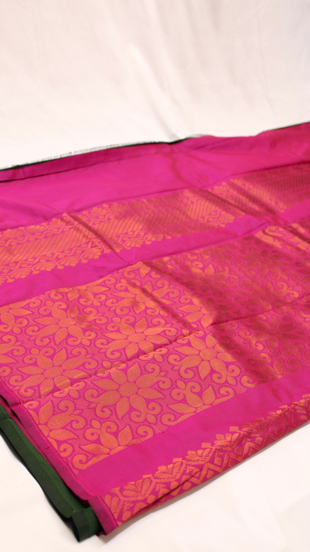Pine Green Bouquet Saree