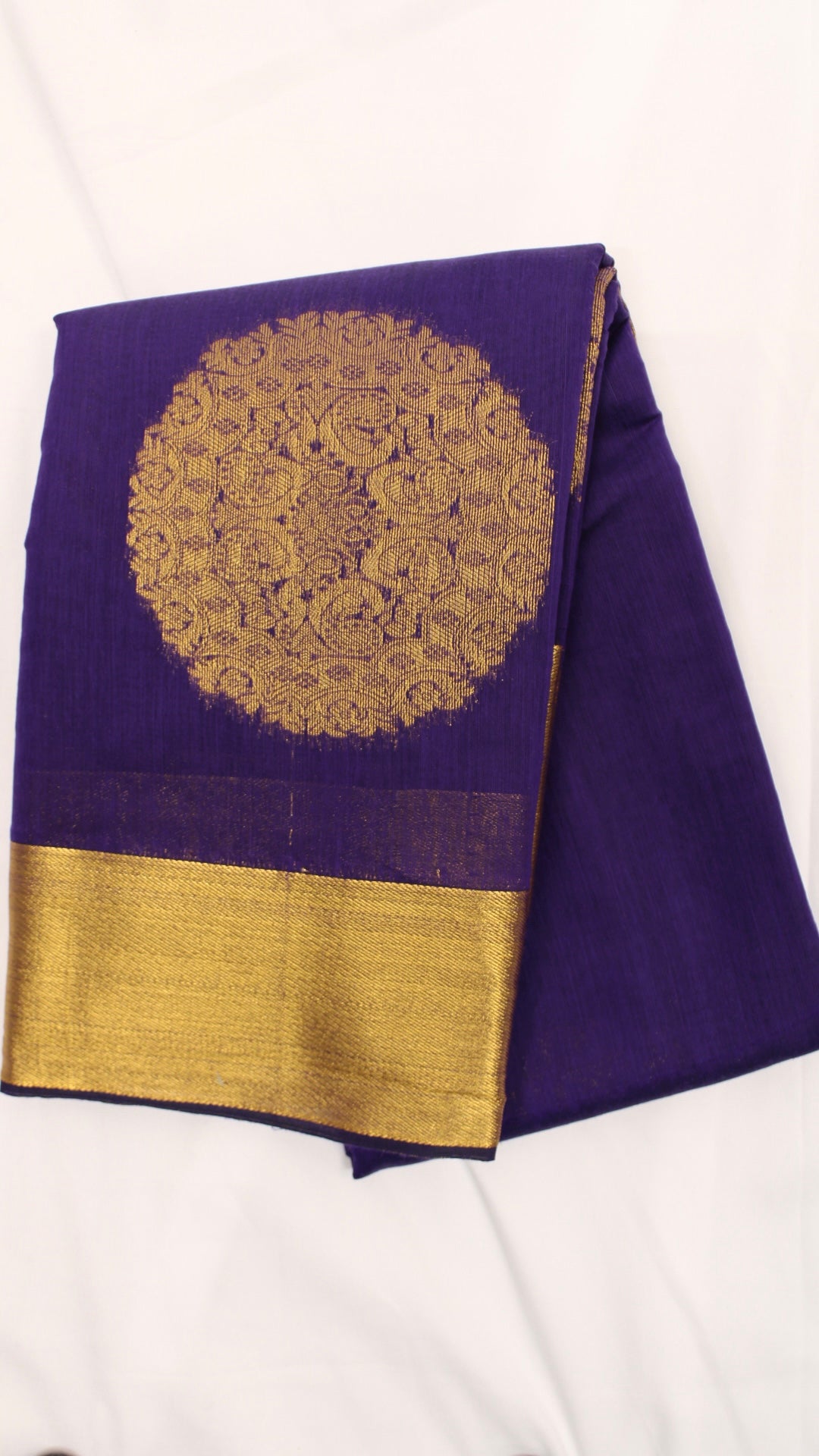 Royal Purple Mandala Saree