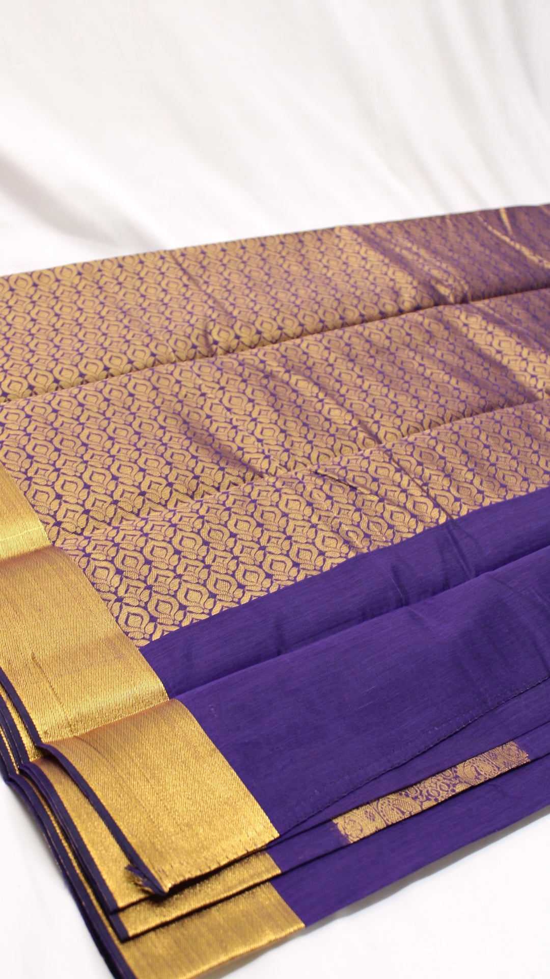 Royal Purple Mandala Saree