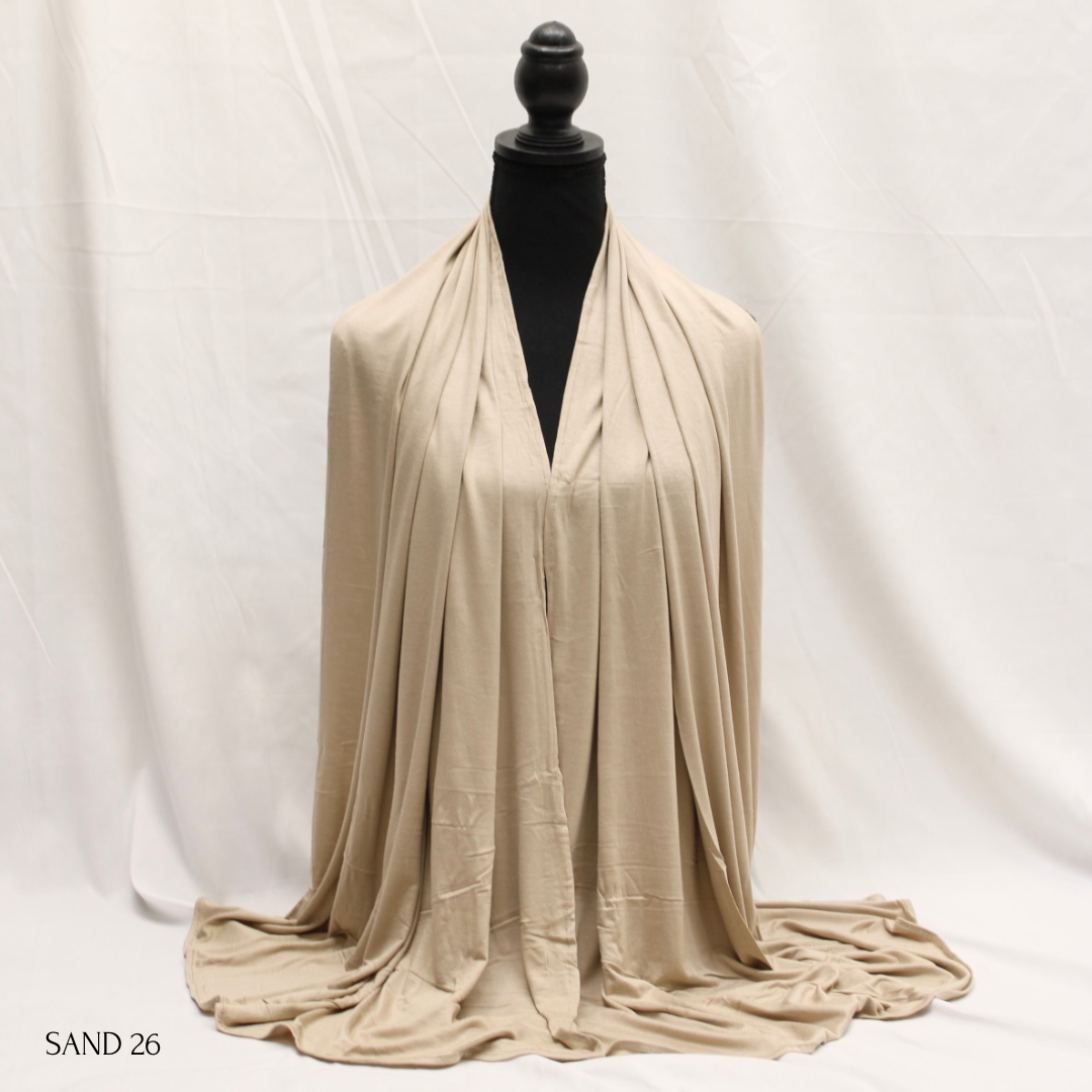 Plain Cotton Jersey Hijab