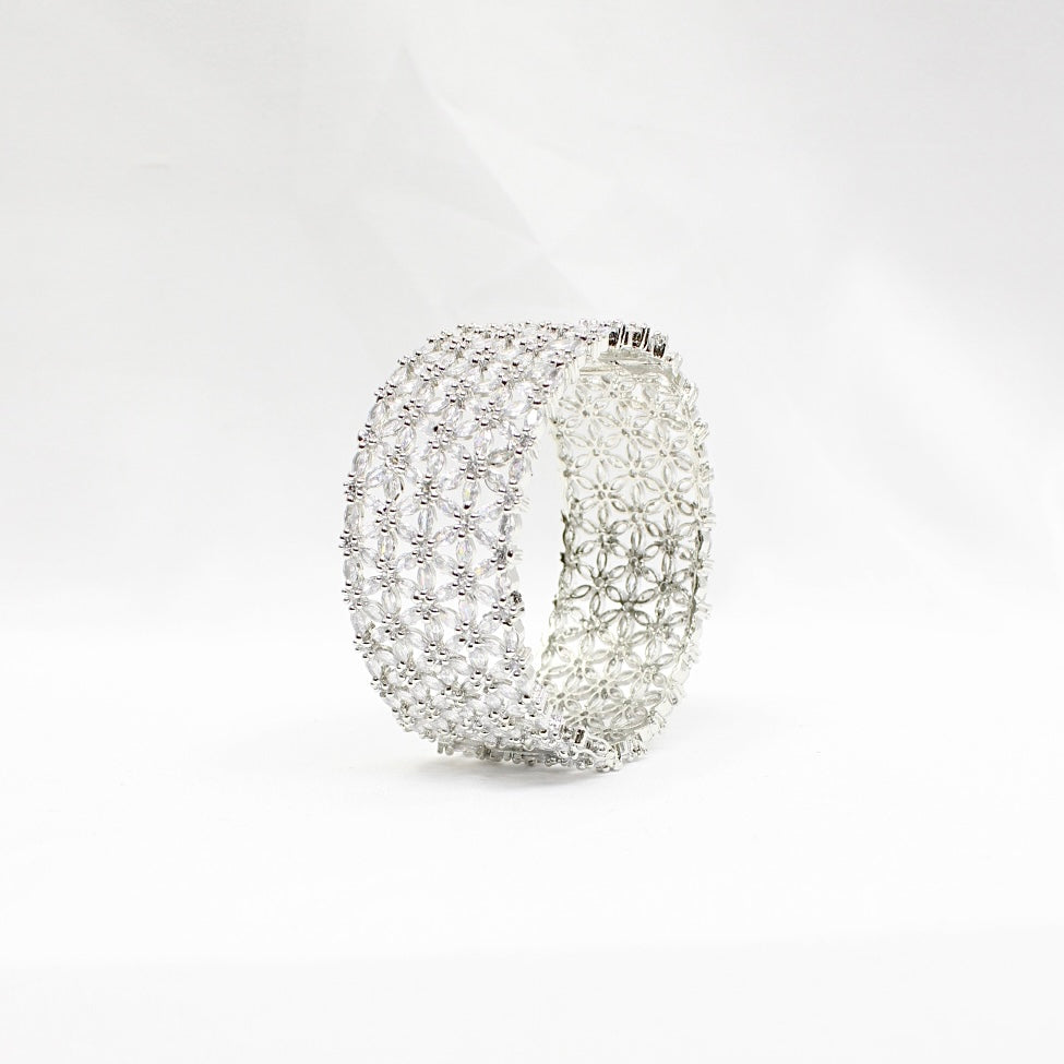 Silver Flower Bracelet