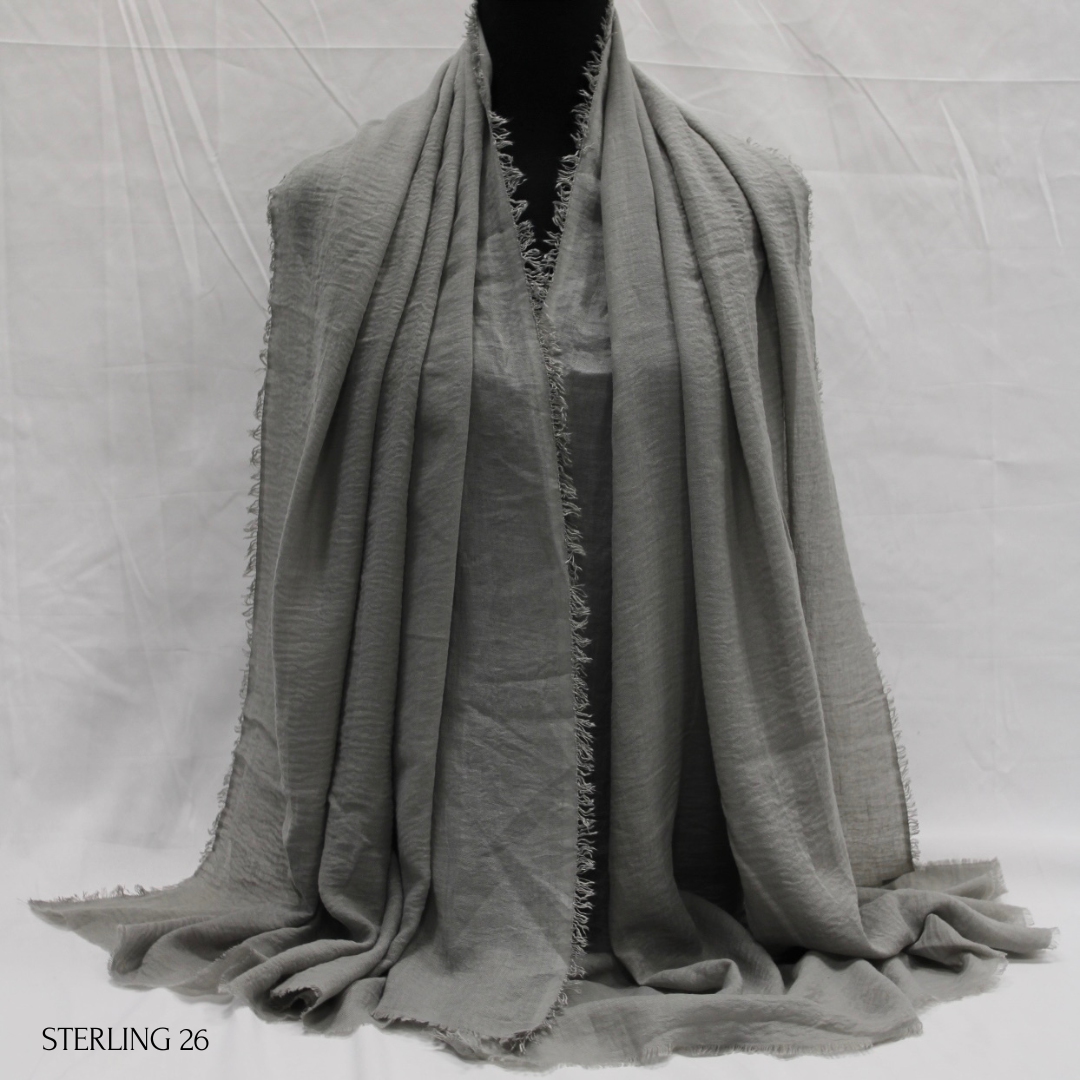 Plain Crinkle Cotton Hijabs