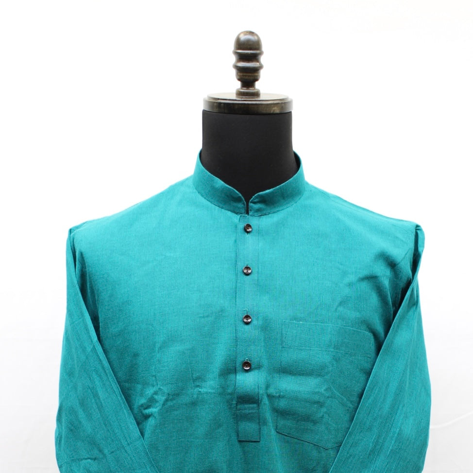 Turquoise Blue Short Kurta