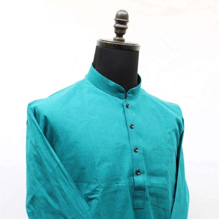 Turquoise Blue Short Kurta