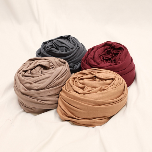 Plain Cotton Jersey Hijab