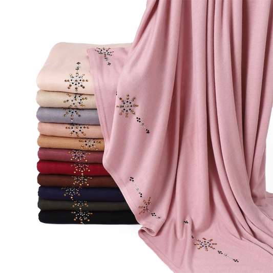 Lily Rhinestone Jersey Hijab