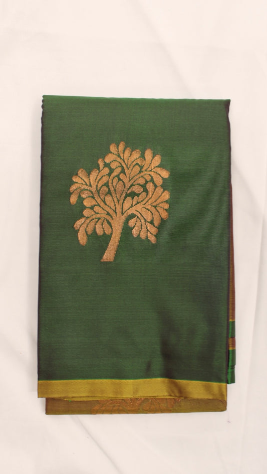 Basil Green Heritage Saree