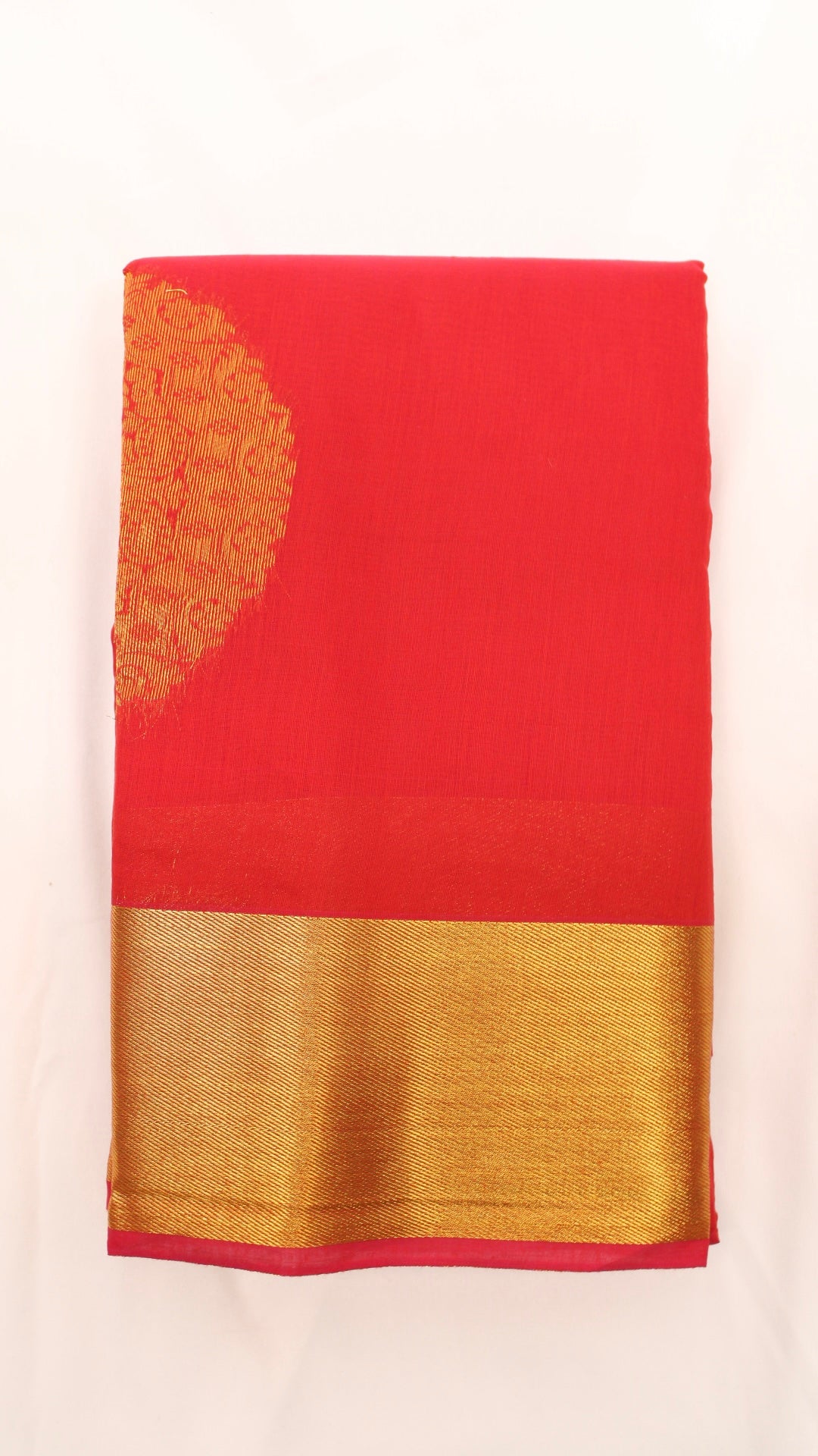 Candy Red Mandala Saree