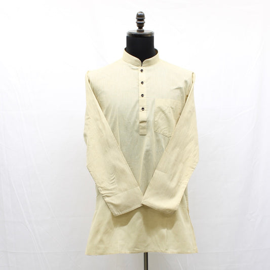 Cream Short Kurta