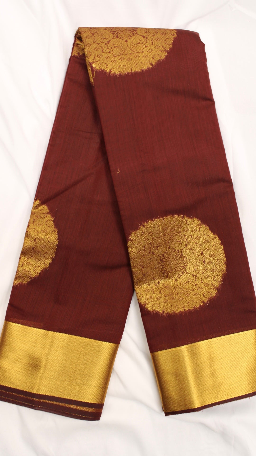 Currant Red Mandala Saree