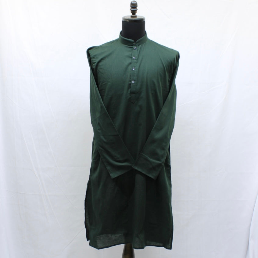 Dark Green Long Kurta