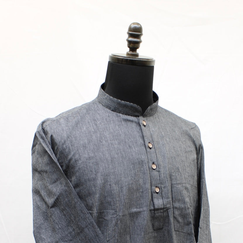 Dark Grey Short Kurta