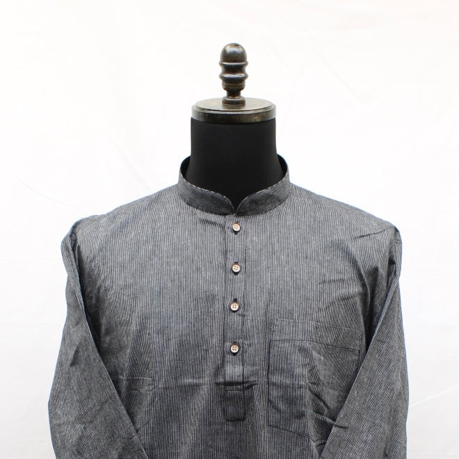 Dark Grey Short Kurta