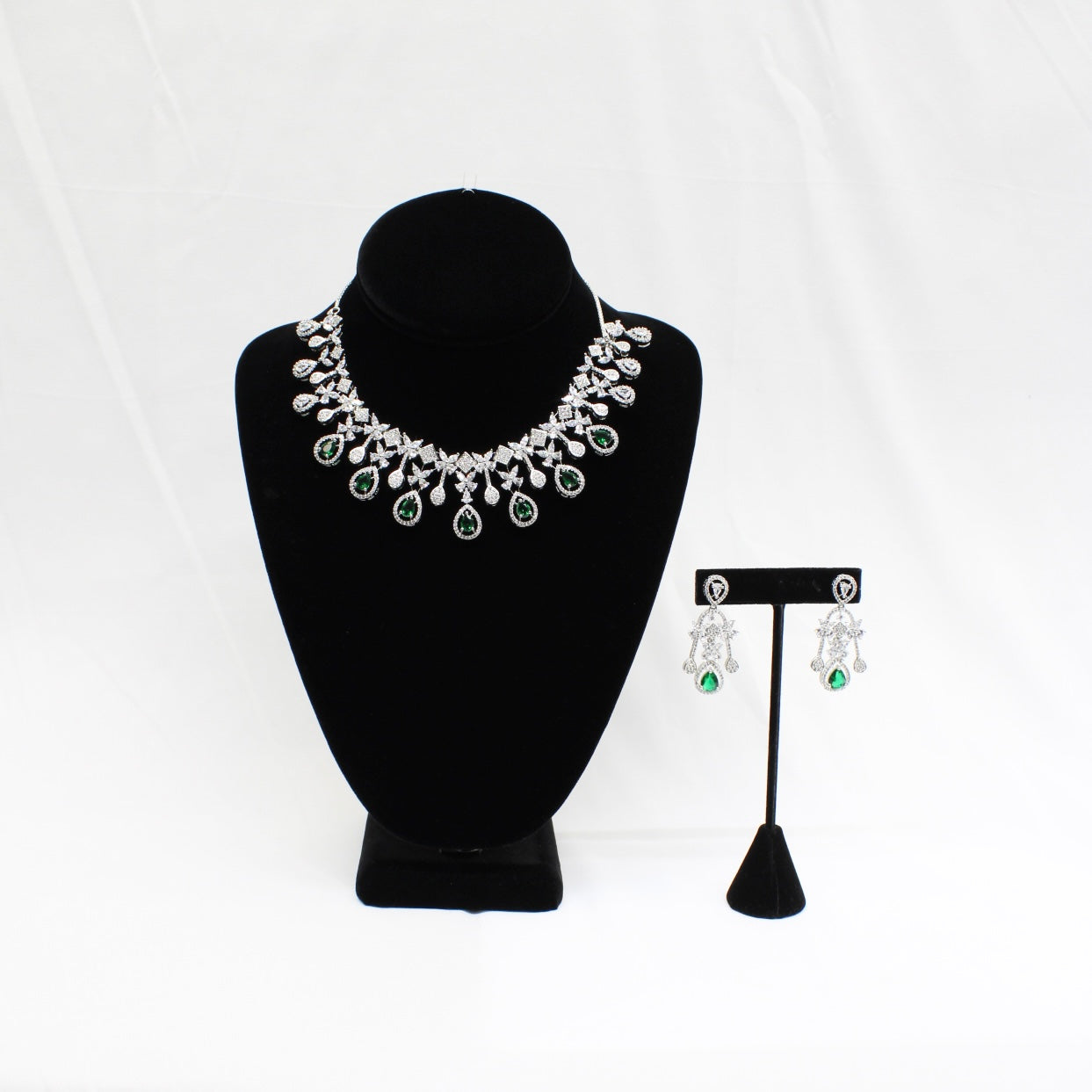 Emerald Green Rain Drop Set