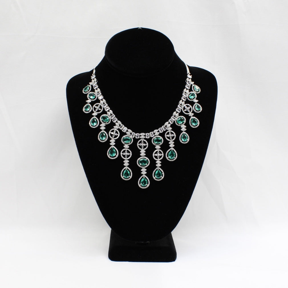 Emerald Green Waterfall Set