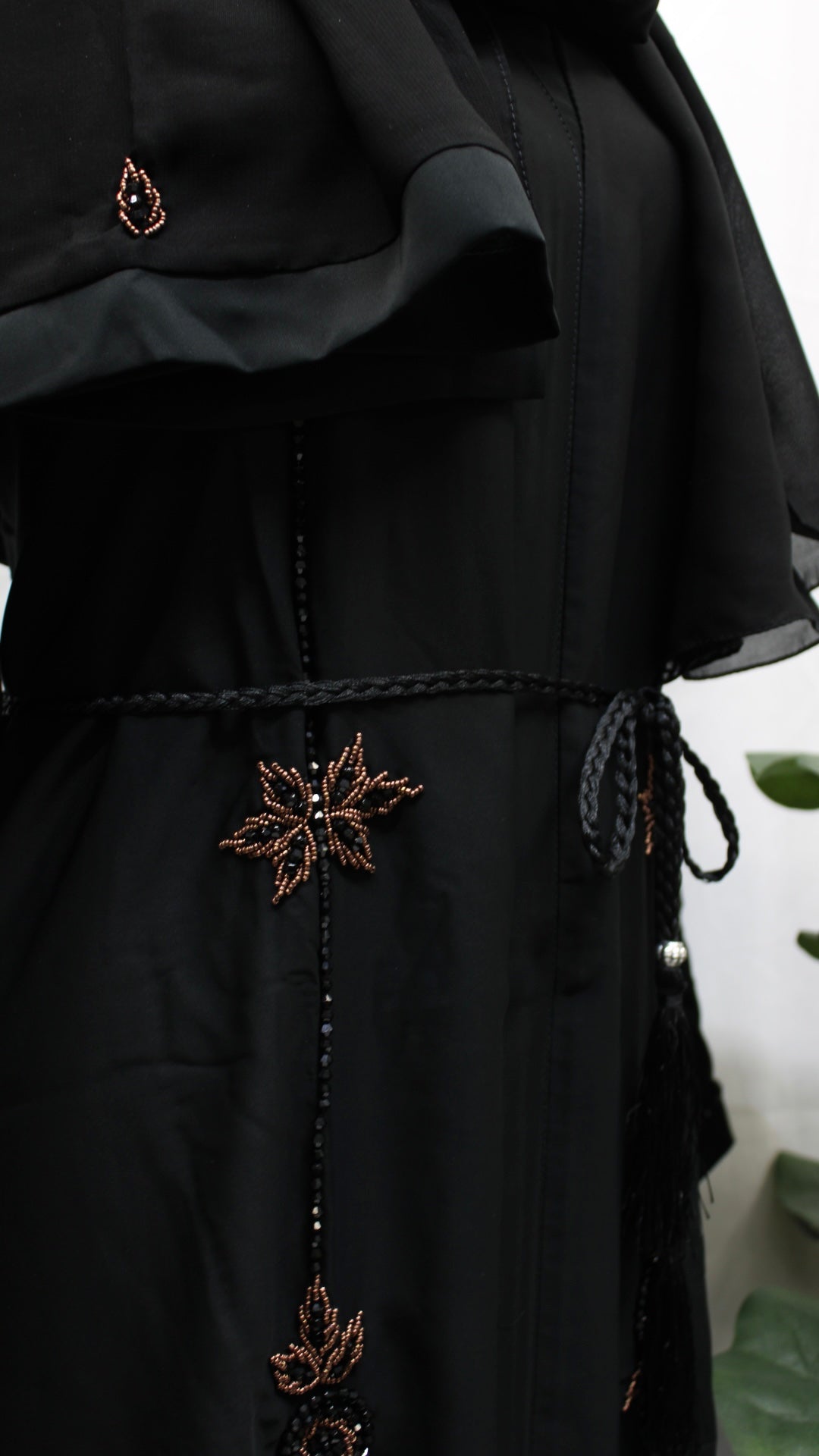 Maple Leaf Stone Abaya