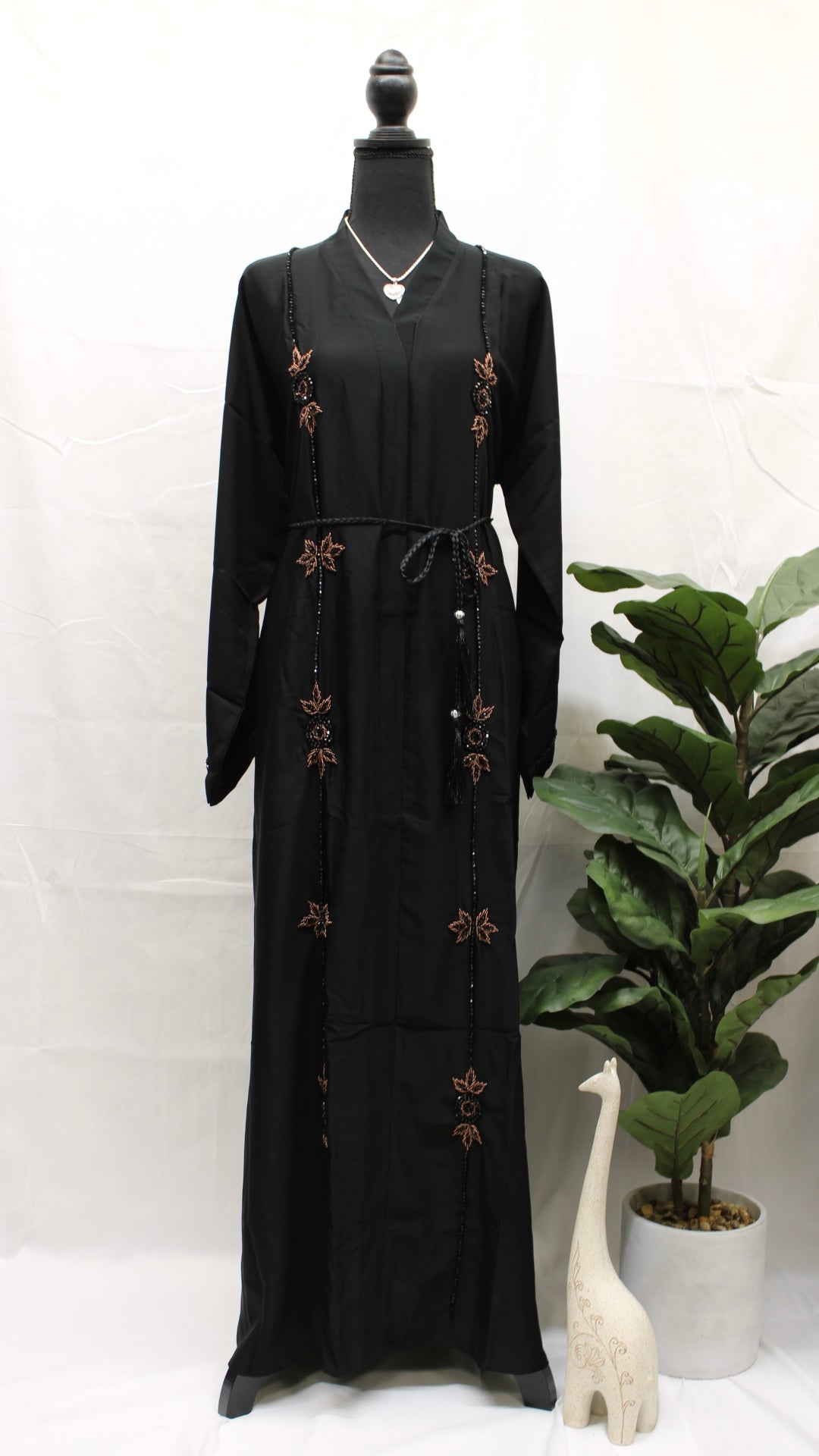 Maple Leaf Stone Abaya