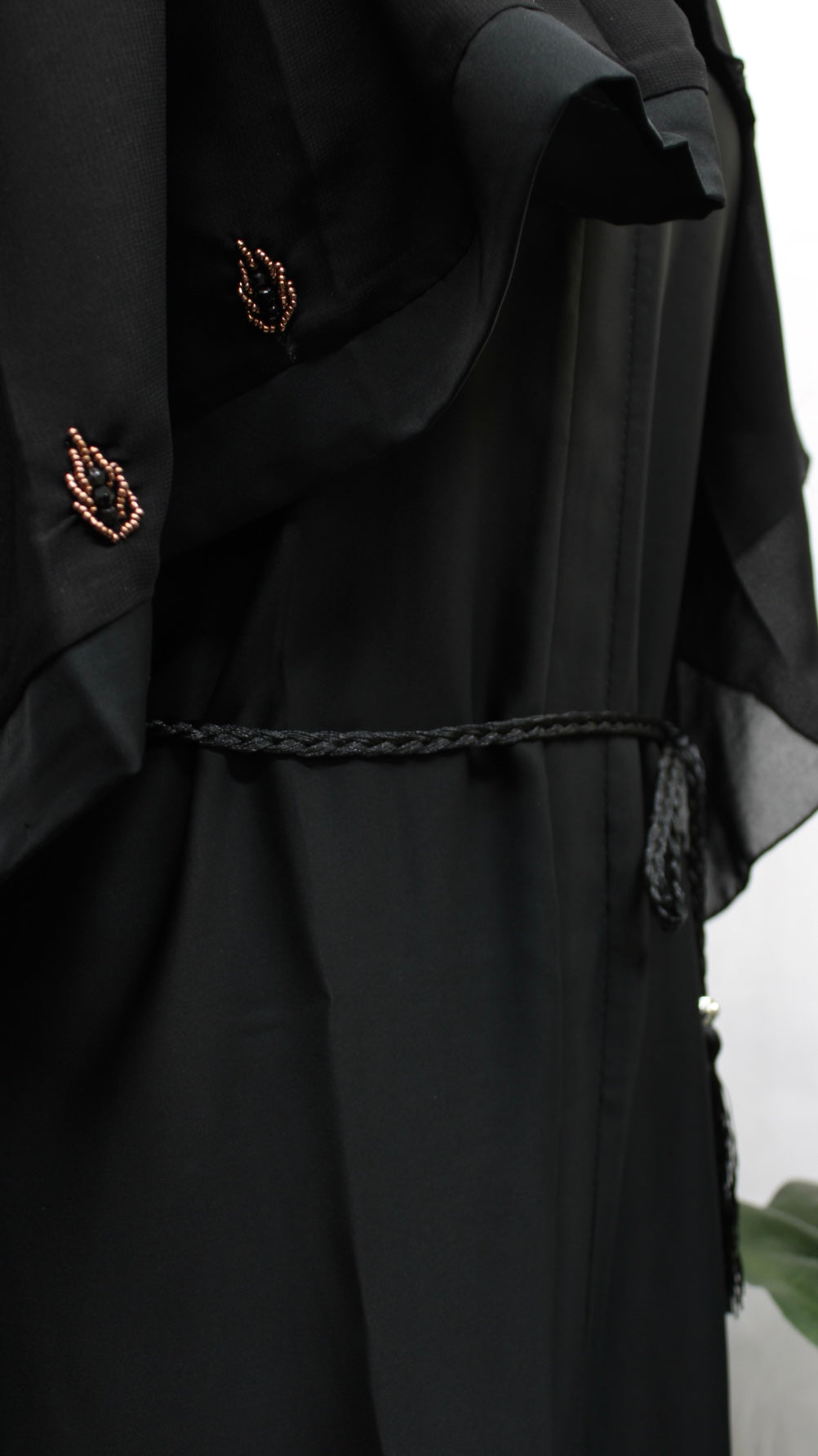 Maple Leaf Handwork Abaya