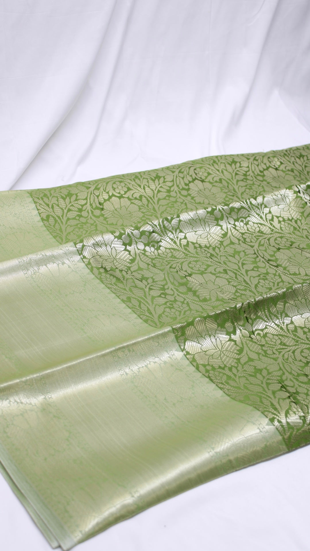 Lime Green Noor Saree