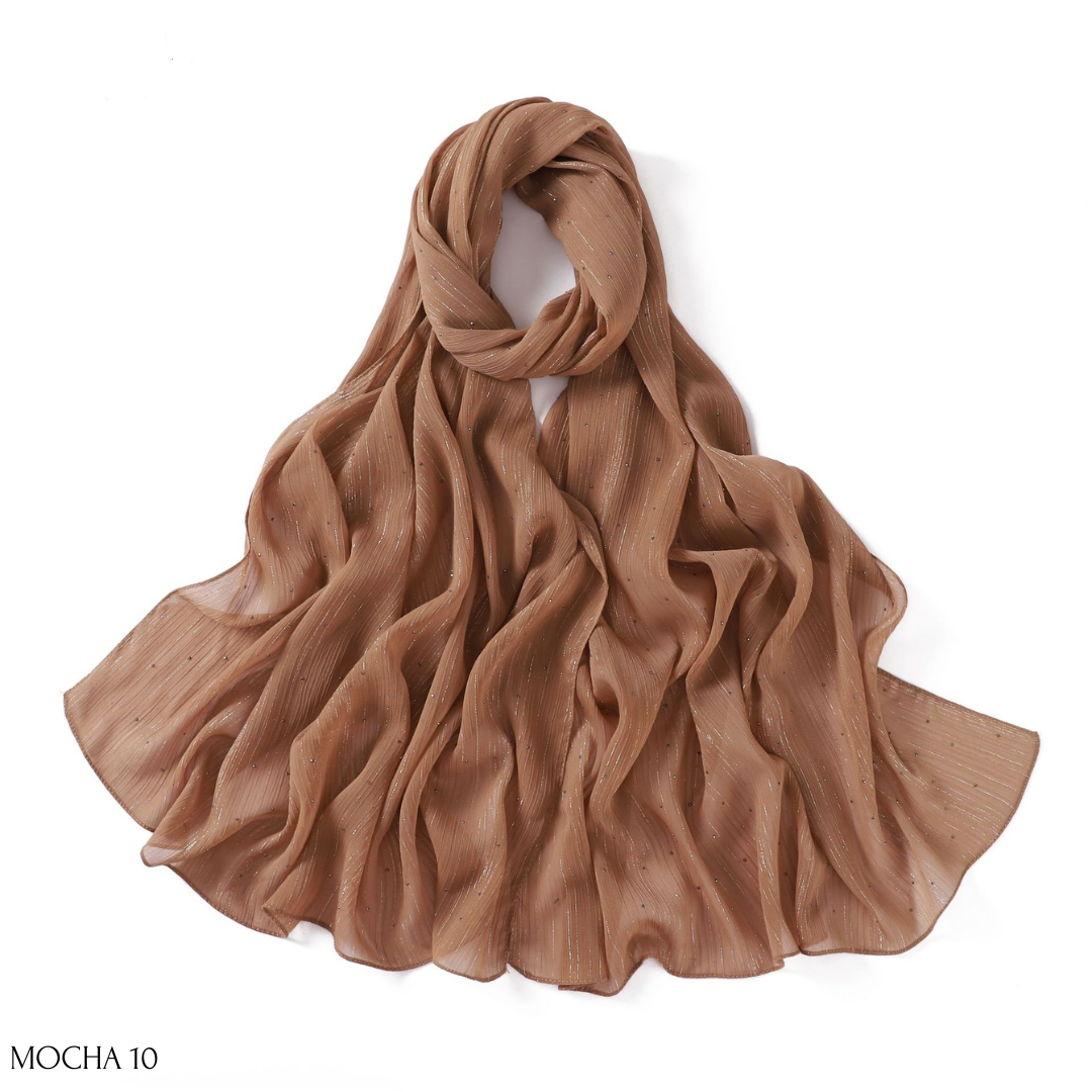 Stencil Styled Chiffon Hijab