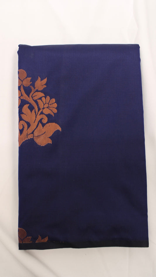 Navy Blue Bouquet Saree