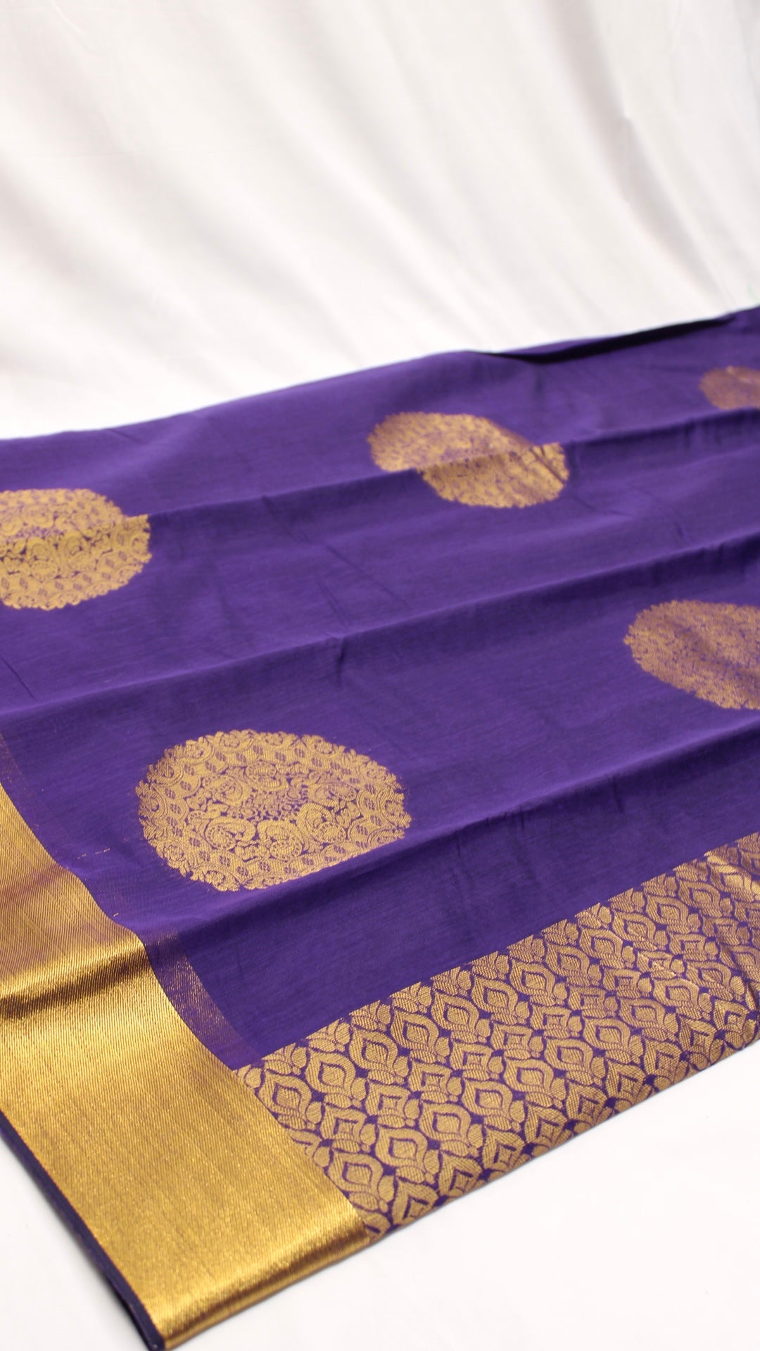 Royal Purple Mandala Saree