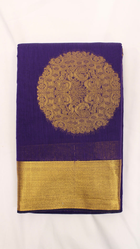 Royal Purple Mandala Saree