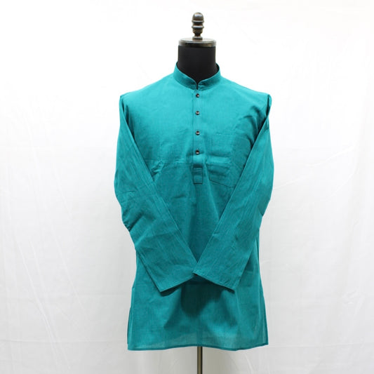 Turquoise Blue Short Kurta